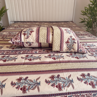 Bedsheet Set with Quilted Pillowcase